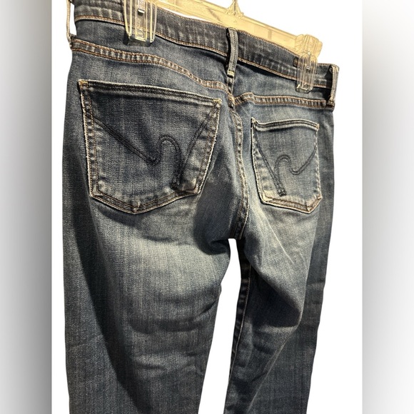 Citizens of Humanity Straight Leg Jeans Elson Mid Rise Medium Wash Denim - Picture 3 of 10